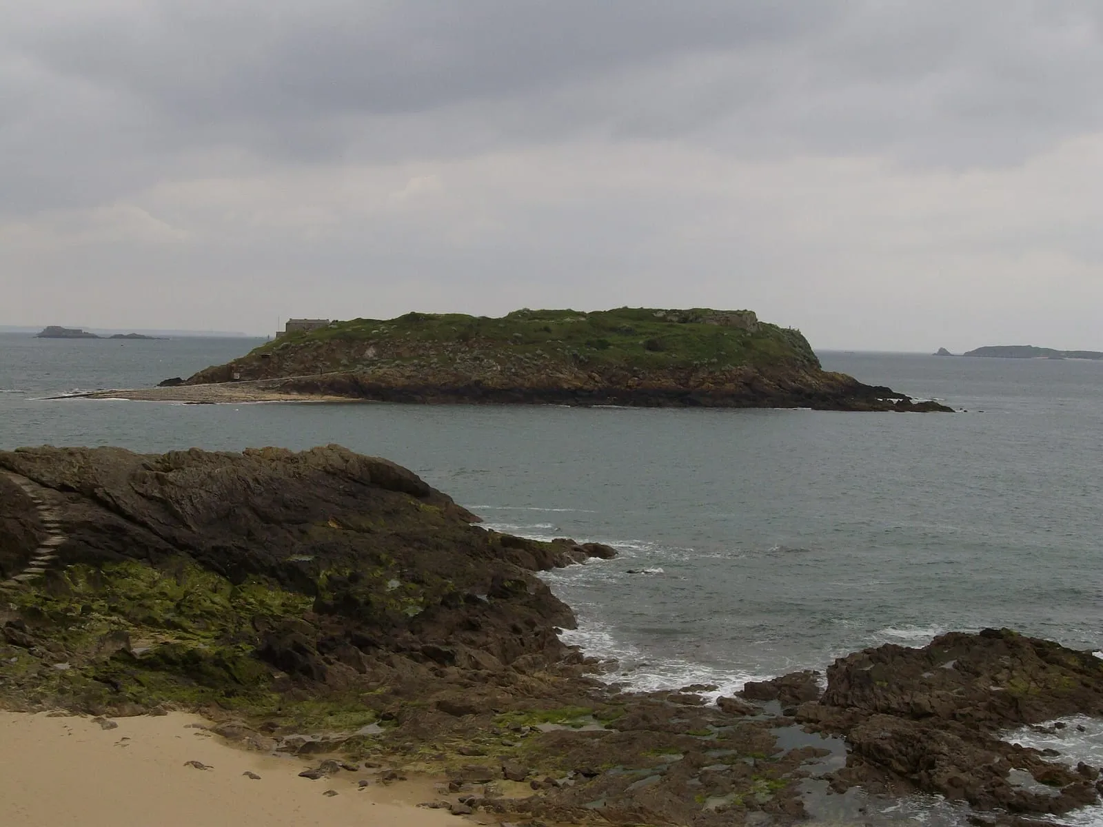 Le Grand Bé à marée basse
