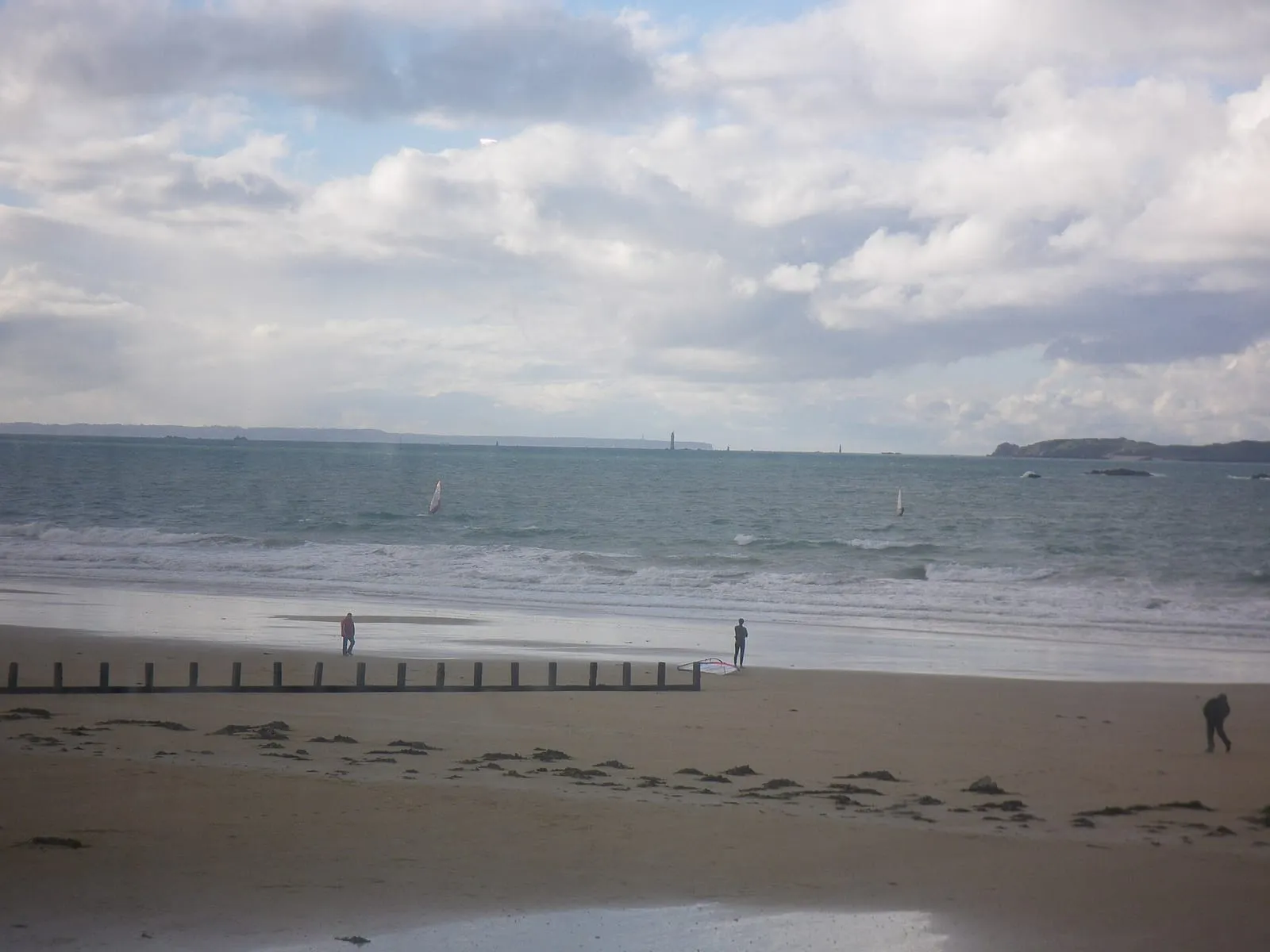 La plage de Paramé et ses villas de front de mer