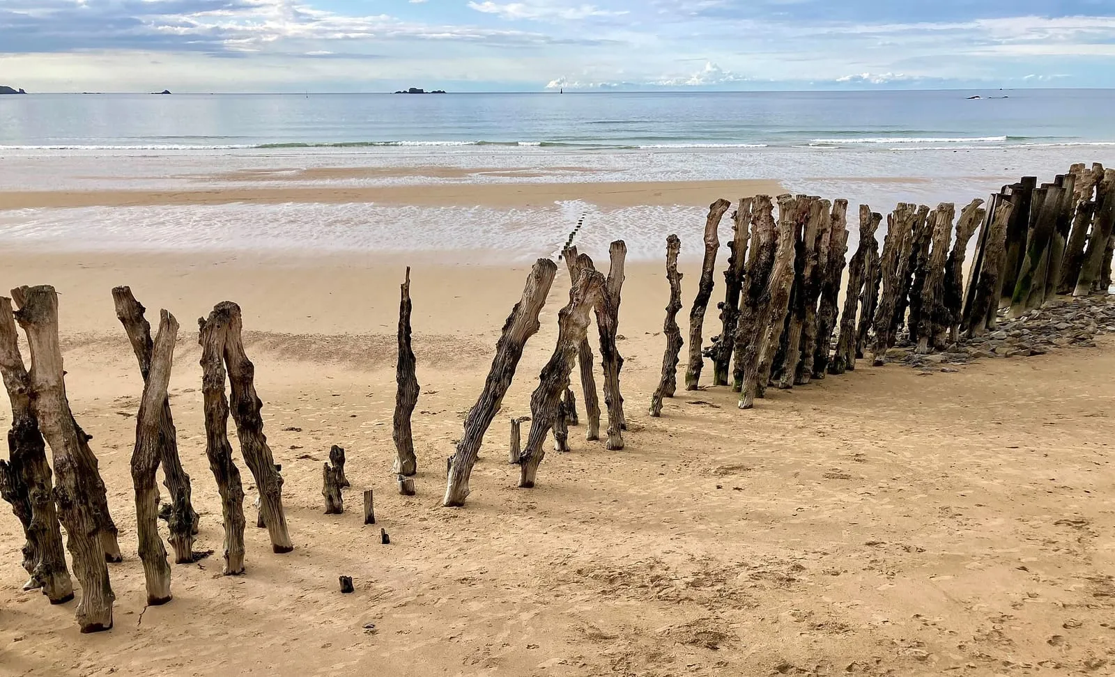 La plage du Sillon, côté Paramé